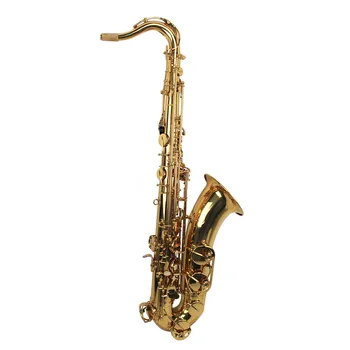 Высококачественный тенор-саксофон Bb с золотым лаком
