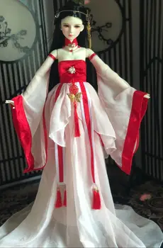 1/3 BJD кукла Xinyi 60 см, пластиковая подвижная кукла с шарнирным соединением, продается с платьем-париком