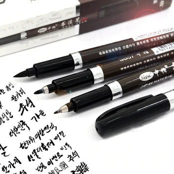 3 шт. / лот, каллиграфическая ручка для подписи, набор ручек для изучения китайских слов, художественные маркеры, Канцелярские школьные принадлежности