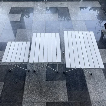 Портативный Многофункциональный ультралегкий мини-столик для пикника на открытом воздухе, складной столик из алюминиевого сплава для весеннего пикника