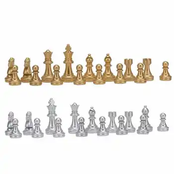 Шахматная игра Chessmen из легкого золота и серебра для подарков
