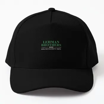 Бейсбольная кепка Lehman Brothers Risk Management, Уличная Спортивная кепка для рыбалки, повседневная Шапка, Мужская Женская Черная Кепка
