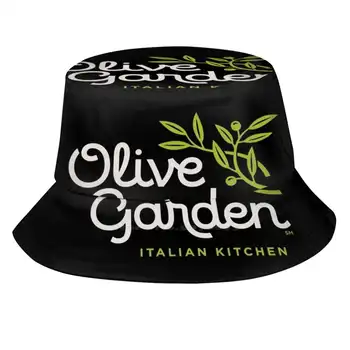 Корейские кепки Olive Garden Забавные Пляжные Шляпы-ведерки Olive Garden Стейк Бургеры Любитель пиццерий для гамбургеров Итальянская Пицца Неаполитанская