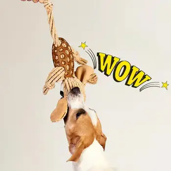 Интерактивная собака с вышивкой для снятия стресса, жующая щенка, подарок на день рождения для жевунов маленьких средних и крупных пород