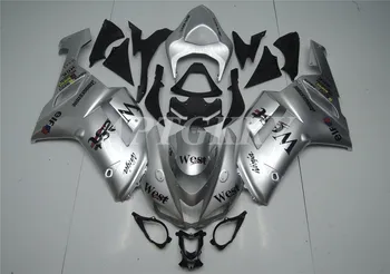 Новый комплект мотоциклетных обтекателей из АБС-пластика, пригодный для Kawasaki Ninja ZX6R 636 ZX-6R 2007 2008 07 08 Custom Gray West