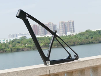 Распродажа Высокое качество T800 Полностью углеродное волокно Матовая 29ER Велосипедная рама для горного велосипеда MTB (17 