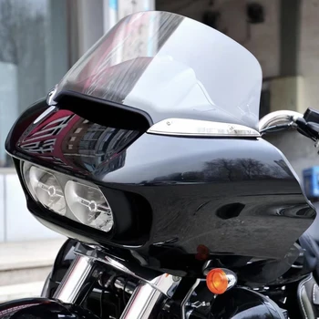 Запчасти для мотоциклов, ветровое стекло High Winshield Для Harley Davidson Road Glide Double Light Glide 2015-2023, закаленное противотуманное