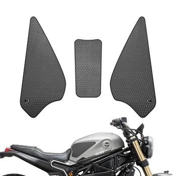 Накладка для тяги бака мотоцикла Противоскользящая наклейка Защита газового коленного захвата для Benelli Leoncino 800 2020