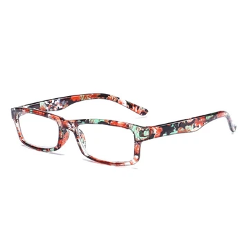 Квадратные очки для чтения с защитой от усталости Очки для чтения при пресбиопии Очки в пластиковой оправе +1.0 - +4.0 Прямая поставка