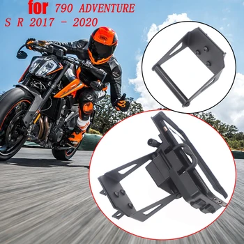 12 мм Мотоциклетный GPS/навигатор для смартфона, кронштейн для крепления пластины GPS для 790 Adventure/790 ADV R 2017 + UP