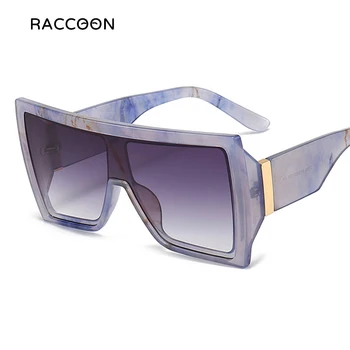 Модные квадратные солнцезащитные очки 2023 года, женские и мужские, цельные солнцезащитные очки в стиле ретро с градиентными оттенками, роскошные брендовые дизайнерские очки Uv400