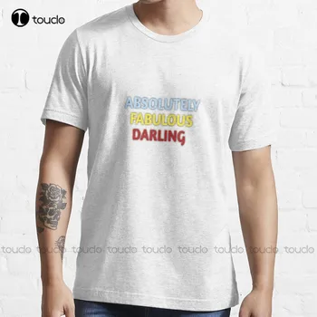 Абсолютно потрясающая футболка Darling Essential, белые футболки для мужчин, хлопковая футболка унисекс для подростков Aldult на заказ с цифровой печатью