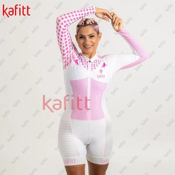 Kafitt, уличный повседневный белый спортивный костюм, новые летние женские велосипедные шорты, велосипедный костюм, комбинезон