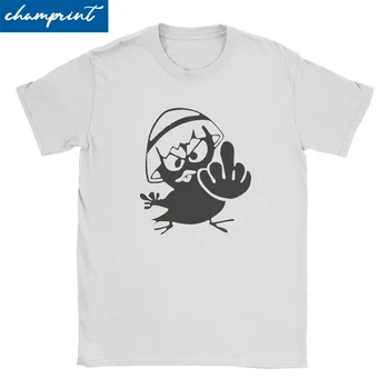 Calimero Мужская женская футболка, повседневная футболка с героями мультфильмов, Футболки с коротким рукавом и круглым вырезом, хлопковые топы больших размеров