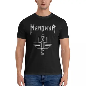 Manowar Активная футболка, футболка для мужчин, футболка blondie, футболки для мужчин, хлопок,