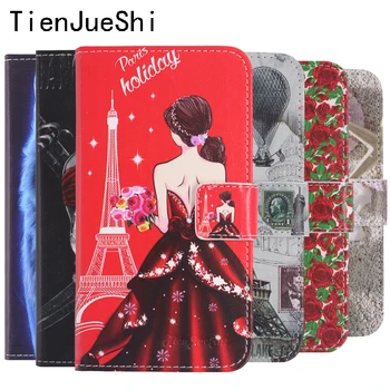 TienJueShi Fashion Book Protect Кожаный Чехол Для Vivax Fun S20 Point X1 Shell Wallet Etui Skin Case Для Vivax Fly V1 Point X502