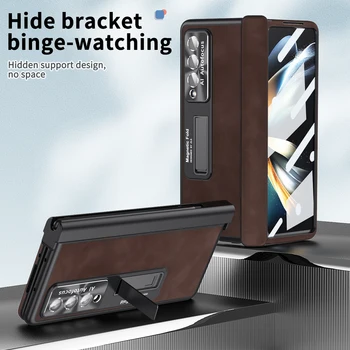 Для samsung z fold 4 Полная защита Матовый складной чехол для Samsung Galaxy Z Fold 4 Fold4 Стеклянная пленка для экрана 5G S Pen