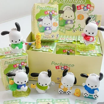 Sanrio Pochacco School Really Fun Серия игрушек для слепых Pochacco Blind Box Ручная кукла, сумка для слепых, детские подарки на день рождения