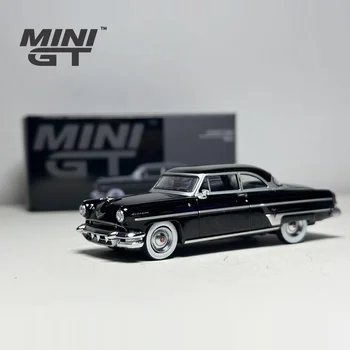 MINIGT 1:64 Capri 1954 Черный Винтажный Классический Автомобиль Из сплава Модели MGT #448