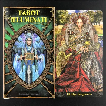 Колода Таро Иллюминати, Полный путеводитель на английском языке, чтение судьбы, Семейная вечеринка, настольная игра, игра в карты Оракула