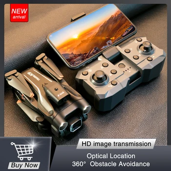 НОВЫЙ мини-дрон K9 PRO Профессиональная камера 4K HD С оптической локализацией потока, Четырехстороннее преодоление препятствий, Квадрокоптер, Игрушки, подарки