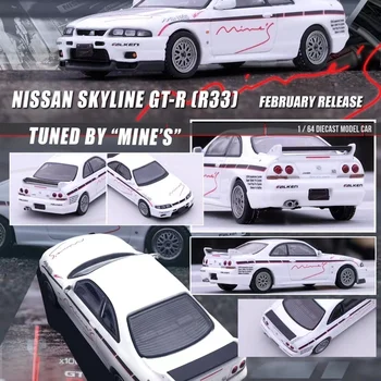Модель автомобиля NISSAN SKYLINE GTR R33 INNO 1:64