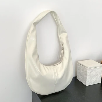 Женская сумочка из лакированной кожи, вечерняя сумочка, сумки подмышками, сумки через плечо, маленькая сумка-тоут, летние простые сумки 517D