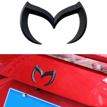 Наклейка с логотипом Red Evil M, эмблемой, значком для Mazda, наклейкой на кузов, задний багажник, наклейкой, шильдиком, аксессуарами для декора