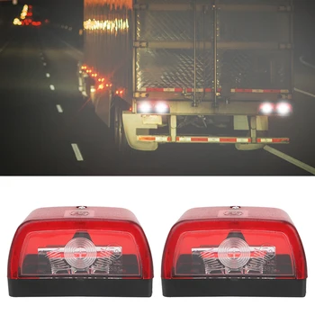 Фонарь номерного знака E9 Задний фонарь для прицепа грузовика Caravan 2шт Габаритные огни Белый 3LED Задний фонарь для прицепа грузовика UTV