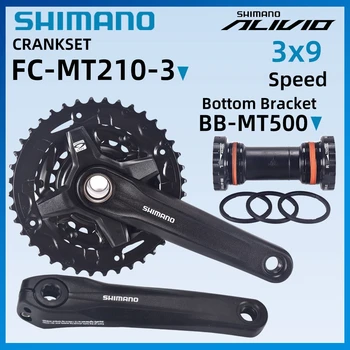 Shimano Alivio MT210 2 шт. 170 мм 44-32-22 Т 40-30-22 Т 3x9 2x9 Скорость MTB Горный Велосипед Коленчатый Вал Цепное Колесо