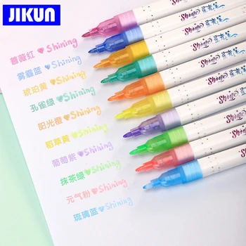 JIKUN 5 шт./компл. Креативная блестящая ручка Маркер для рисования Студенческие графические ручки
