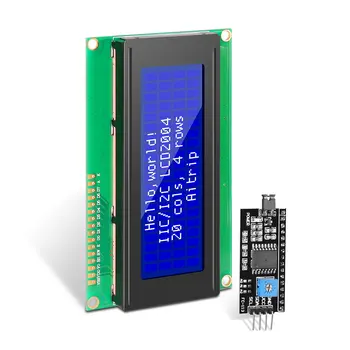 LCD2004 IIC/I2C ЖК-дисплей Монитор 2004 20X4 5 В Символьный Экран С Синей Подсветкой LCD2004 IIC I2C для ЖК-дисплея arduino