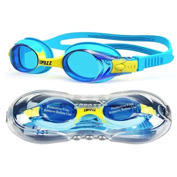 Copozz Водонепроницаемые Противотуманные Плавательные очки для детей с УФ-излучением, Профессиональные Цветные линзы, Детские очки, Плавательные очки Gafas Nata