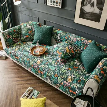 Croker Horese Американский стиль Ретро Модные чехлы для диванных подушек Four Seasons Общая подушка Простое диванное полотенце Противоскользящее на заказ