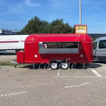 Концессионный Трейлер для грузовиков быстрого питания на заказ в Италии Тележка для еды Передвижные Барные Прицепы