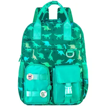 Детский рюкзак для мальчиков, 16-дюймовая классная сумка для начальной школы с динозаврами, легкая школьная сумка для путешествий, Школа путешествий для детского сада