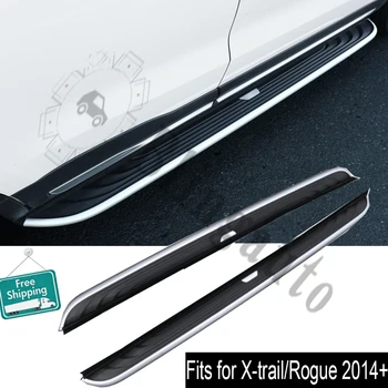 Подходит для N.issan X-TRAIL Rogue 2014 + 2ШТ подножка боковая Nerf подножка протектор педали из алюминиевого сплава