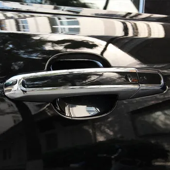 ABS Хромированная Дверная ручка Автомобиля Рамка Отделка крышки Автоаксессуары для Land Rover Range Rover Evoque Кабриолет 3 Двери 2012-2017