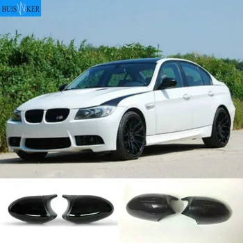Для BMW 1-3 Серии E81 E82 E87 E88 E90 E91 E92 E93 Крышка Бокового Зеркала Заднего Вида Автомобиля, Колпаки Черного цвета высокого качества