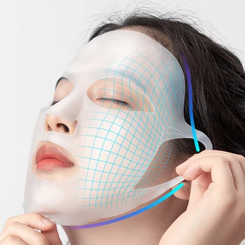 Силиконовая маска Для лица, Средство по уходу за кожей женщин, Подвесная маска для лица, Гелевый лист, Многоразовый Лифтинг, Средство против морщин, Укрепляющие Инструменты для фиксации ушей