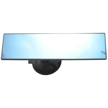 Автомобильное зеркало заднего вида с антибликовым покрытием, универсальное зеркало заднего вида для салона грузовика с присоской, синее зеркало - уменьшает слепую зону a