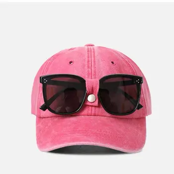 Милая пилотка с кошачьими ушками, очки, бейсболка, женские солнцезащитные очки, мужская шапка с большим обхватом головы, модный бренд корейской версии