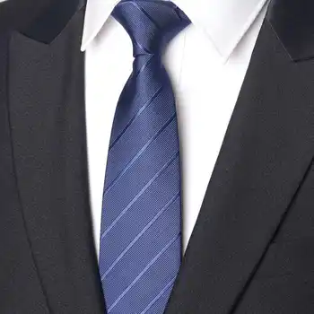 Синий Темно-синий галстук с темным рисунком, мужское деловое платье, 8 см, Корейская ручная работа