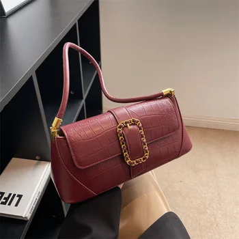 Известный бренд дизайнерских сумок для женщин 2023 новая роскошная копия bolso Модная ретро-сумочка Женская сумка через плечо с каменным узором сумка
