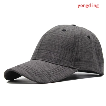 Горячая распродажа, бейсболка из 100% хлопка, черная серая кепка для взрослых, мужская женская однотонная хип-хоп шляпа, шляпы для папы